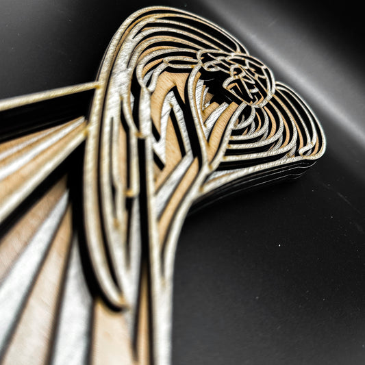 3D Engel aus Holz | nachhaltig Produziert in Deutschland